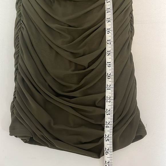 NWOT Princess Polly Olive Mini Dress - Picture 4 of 7